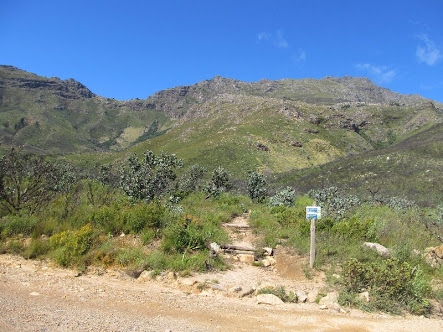 Hiking in Stellenbosch the Sosyskloof Swartboskloof route that is in the Jonkershoek valley 
